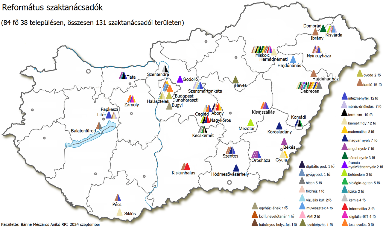 Szaktanácsadói térkép